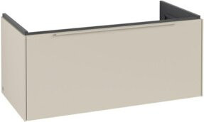 V&B Waschtischunterschrank Subway 3.0 in Cashmere Grau, B/T/H: 97,3 x 42,9 x 47,8 cm - Bild 1