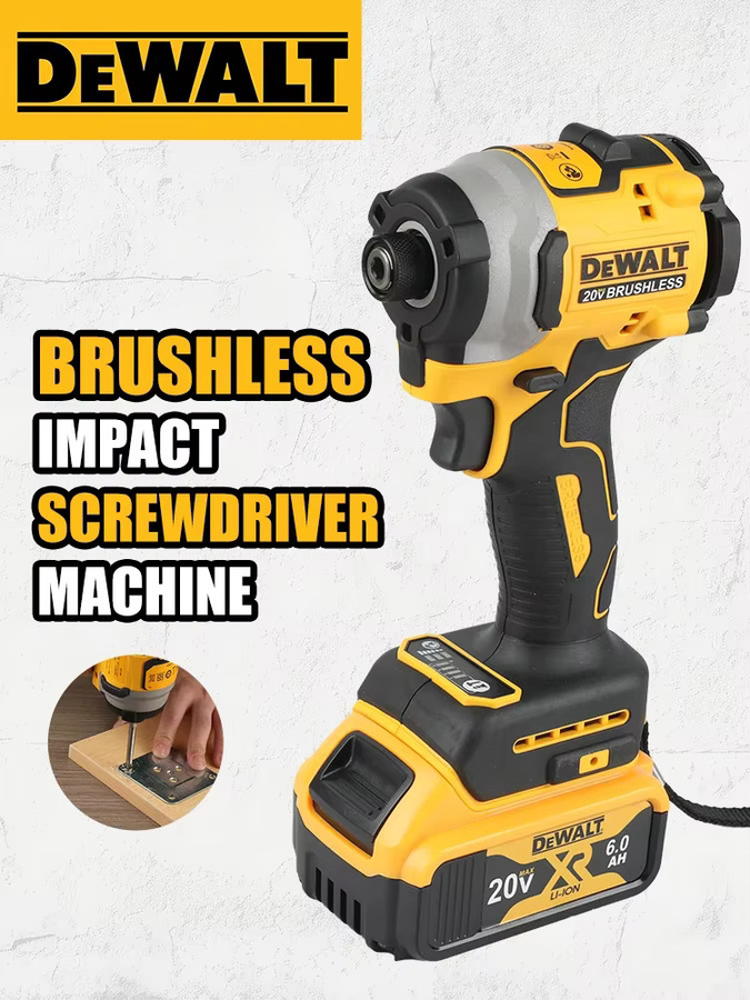 DeWalt DCF850 Bürstenloser 20-V-Lithium-Ionen-Schrauber und Bohrer in Gelb (ohne Akku) - Bild 5