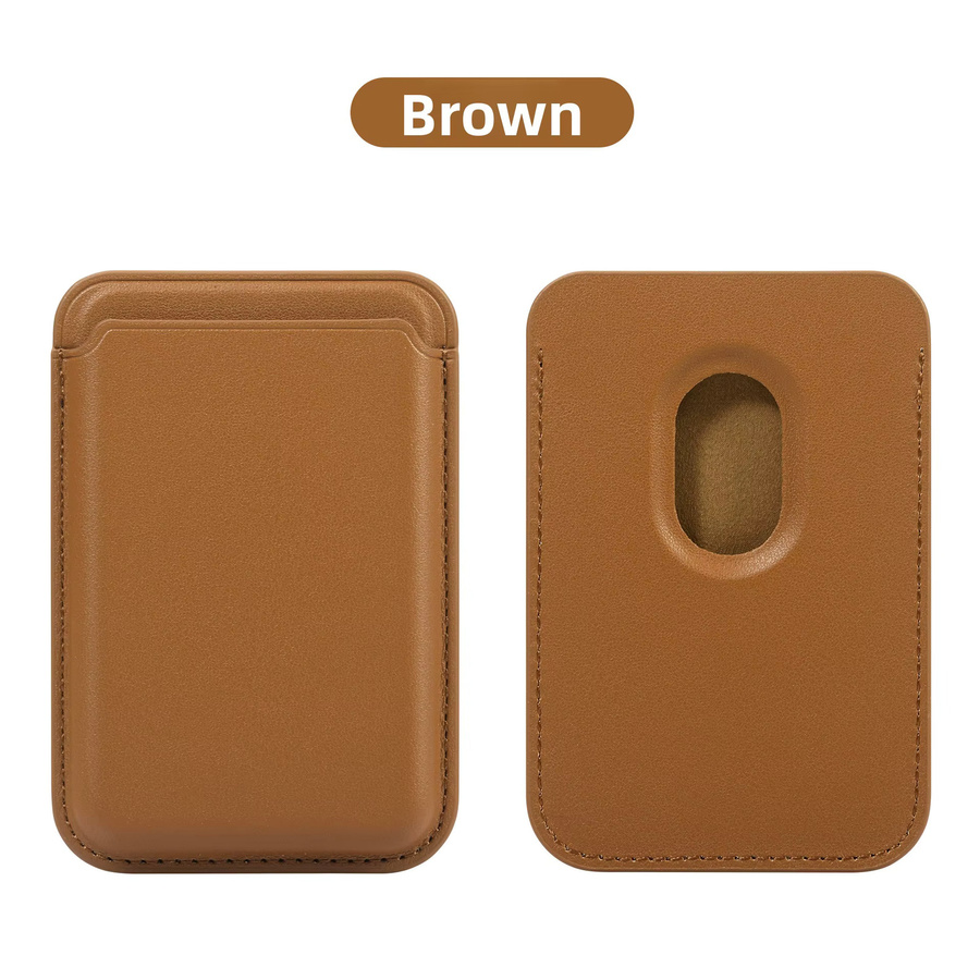 Magnetische Leder-Geldbörse als Kartenhalter und Brieftasche für Apple iPhone 13, 14, 15, 16 und 17 Pro Max in Schwarz - Bild 4