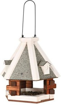 Trixie Vogelfutterhaus zum Aufhängen aus Holz in Weiß - Bild 1