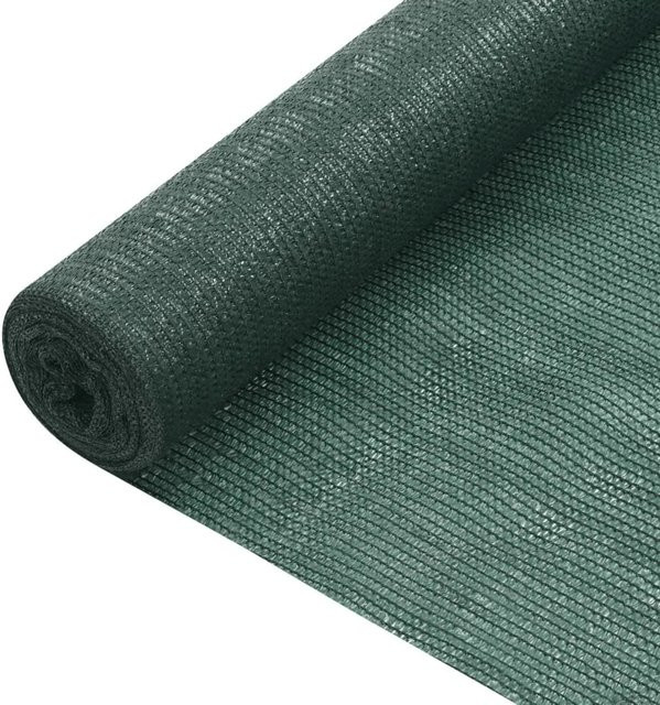 vidaXL Sichtschutznetz Zaunblende Grün aus HDPE, B: 25 m, H: 1,8 m - Bild 1