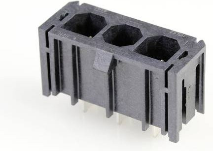 Molex Einbau-Stiftleiste Standard 3-polig in Schwarz 1720420301 - Bild 1