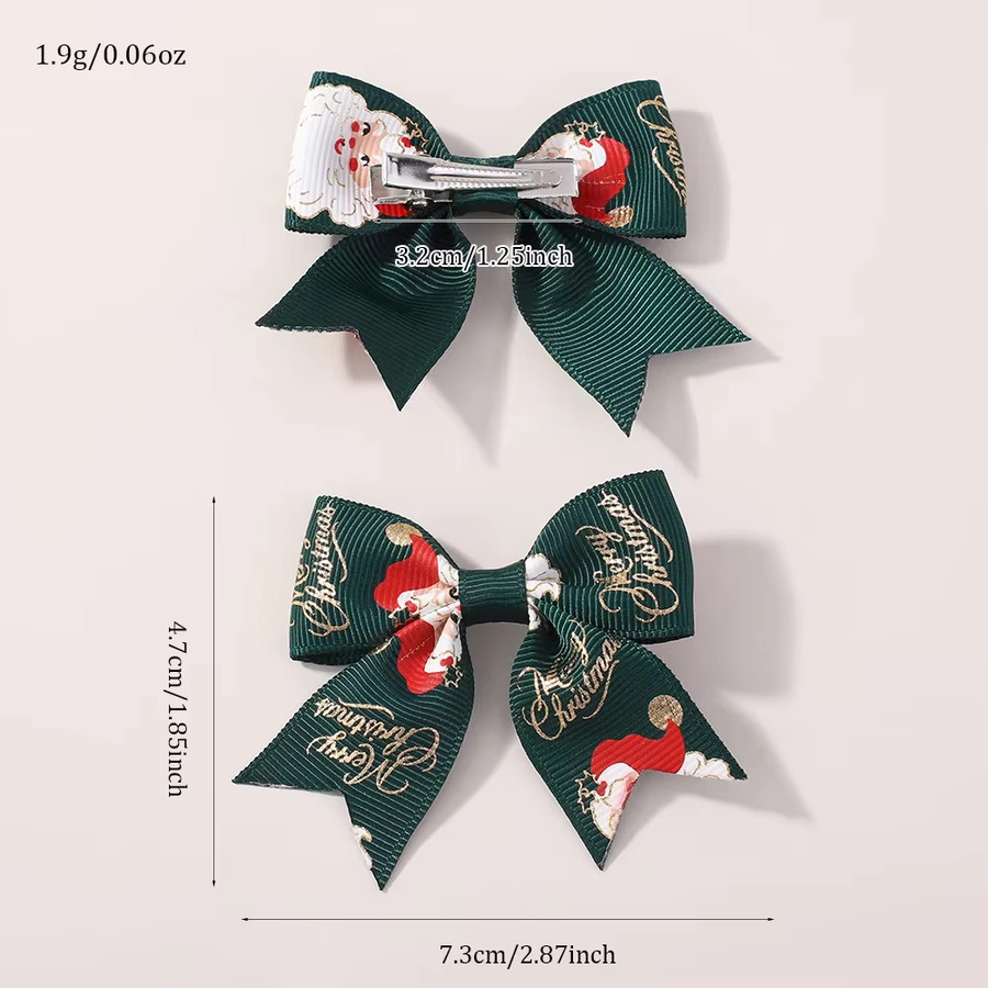 KIDS BOWS Haarspangen Set für Baby Mädchen, Weihnachten, 10/40 Stück - Bild 1