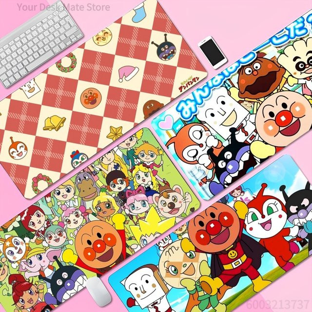 Bandai Anpanman Schreibunterlage für Kinder und Gaming, rutschfest und dick gepolstert, multicolour - Bild 1