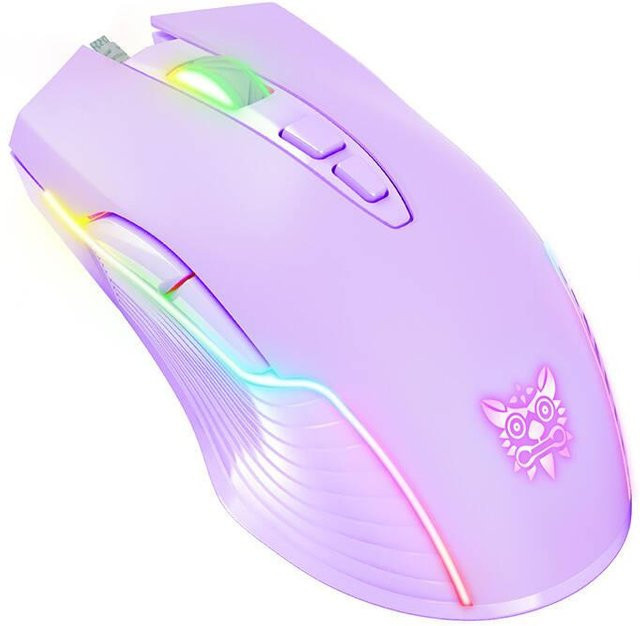 ONIKUMA RGB Gaming-Maus CW905 in Lila - Bild 1