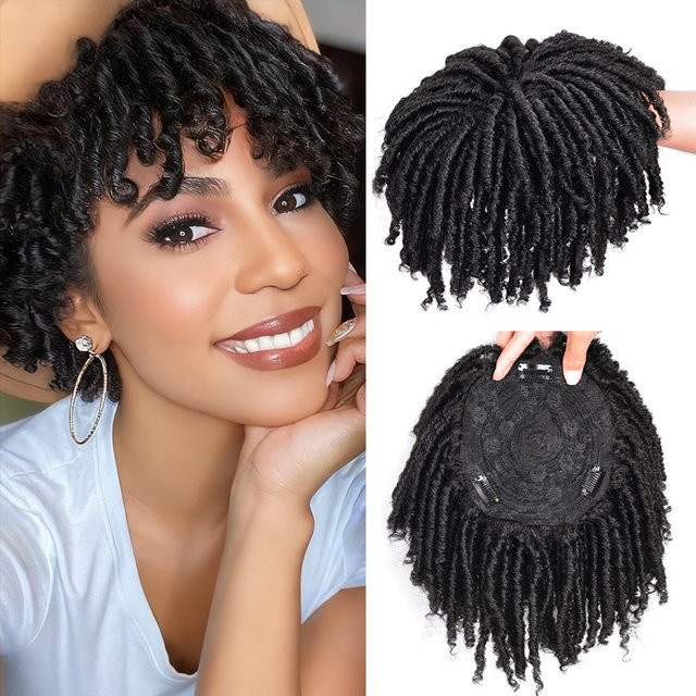 BUDABUDABUDA Synthetische Dreadlock-Halbperücke, Afro-Lockenhaar, Unisex - Bild 1