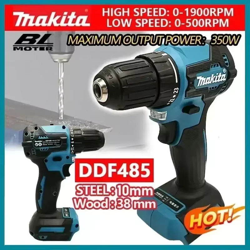 Makita DDF485 Akkubohrhämmer 18V LXT Bürstenlos Blau - Bild 4