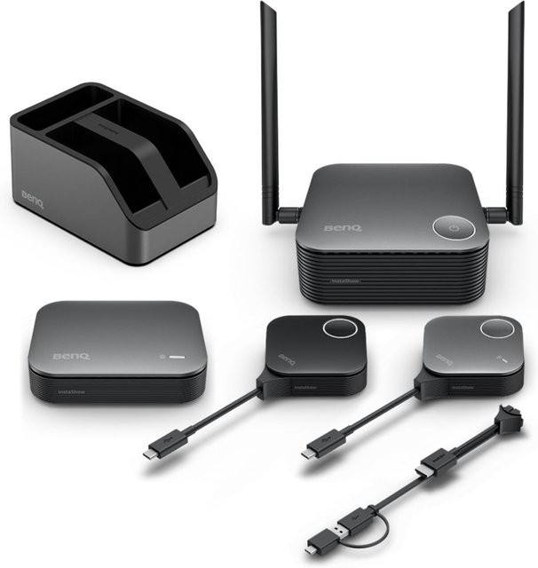 BenQ InstaShow VS25 Kabelloses 4K UHD Präsentationssystem mit Wi-Fi 6, HDMI und USB-C in Schwarz - Bild 1