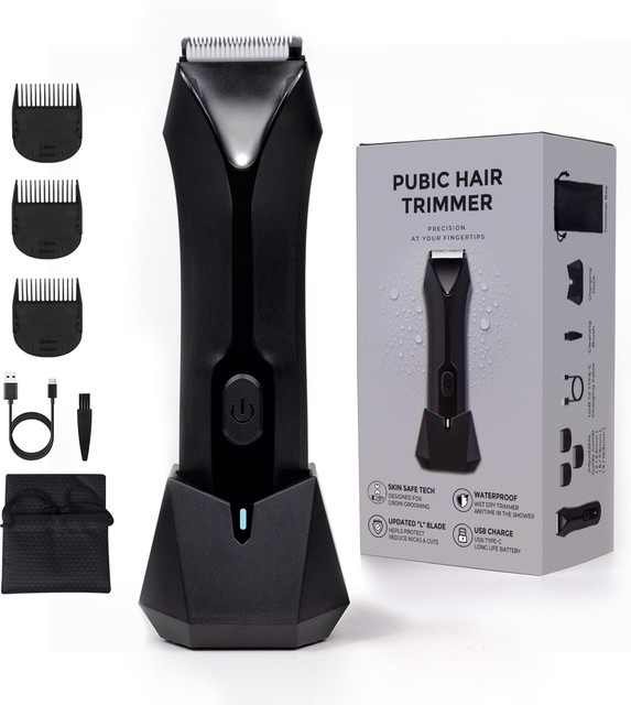 Manscaped Ball Trimmer, elektrisches Körperhaartrimmer-Set für Herren, Black - Bild 1