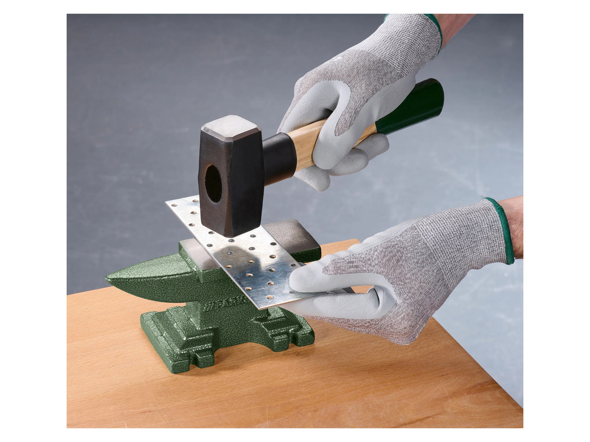 Parkside Schmiede-Amboss-Set aus Stahl mit Fäustelhammer und Holzsockel, 3 kg - Bild 2
