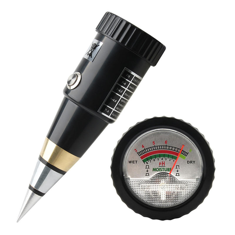 Kkmoon 2-in-1 Boden-pH- und Feuchtigkeitsmesser mit Zeiger in Schwarz - Bild 5