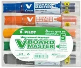 PILOT V-Board Master Whiteboardmarker Set mit 5 Farben in der Packung - Bild 1