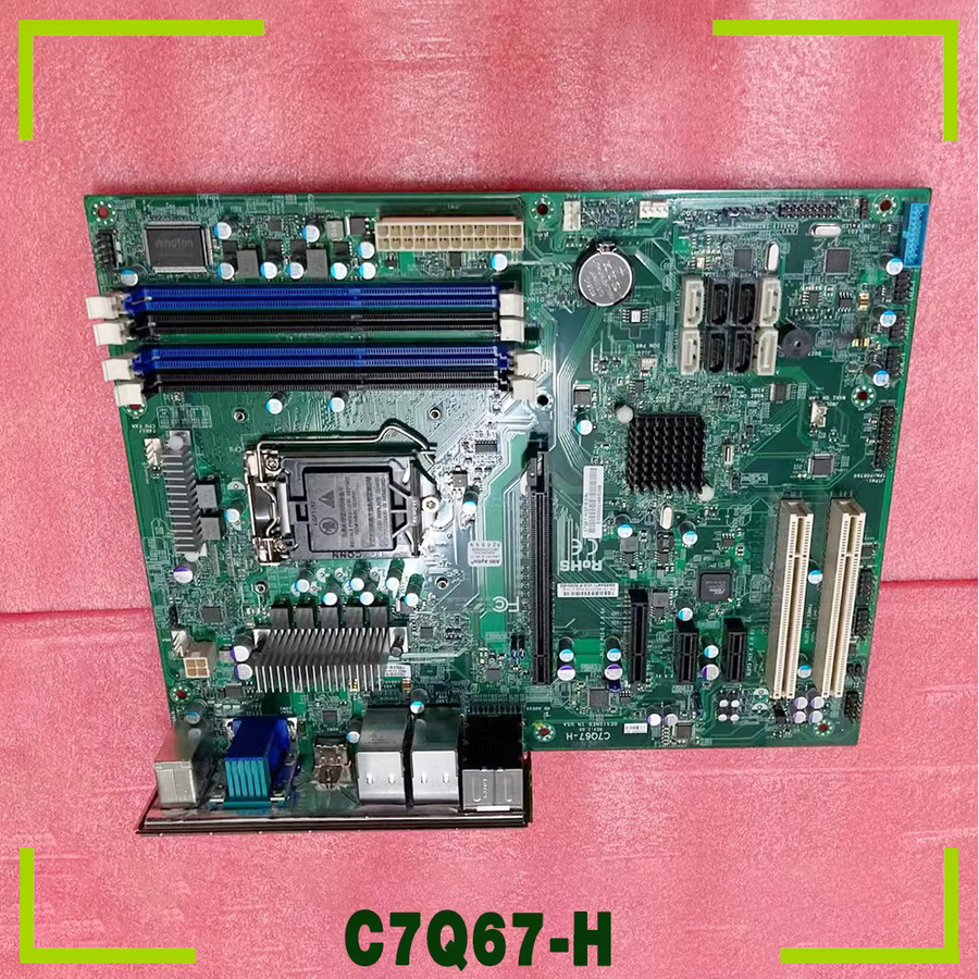 C7Q67-H Desktop-Motherboard für Intel Core i3 i5 i7 der 2. Generation, LGA1155, DDR3-1333MHz, Grün - Bild 2