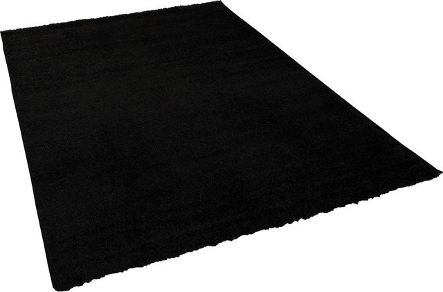Pergamon Hochflor Langflor Teppich Aloha Schwarz B: 60 cm, T: 110 cm - Bild 1