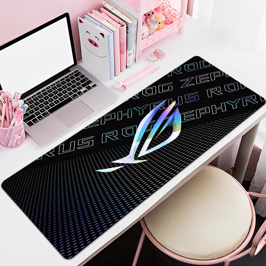 ASUS ROG Republic Of Gamers XL Lockedge Mauspad mit Logo, übergroße Notebook-Tischmatte für deinen PC, B: 80 cm, T: 30 cm - Bild 4