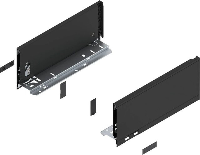 Blum Zarge Legrabox Pure Nennlänge 300 mm Carbonschwarz Matt - Bild 1