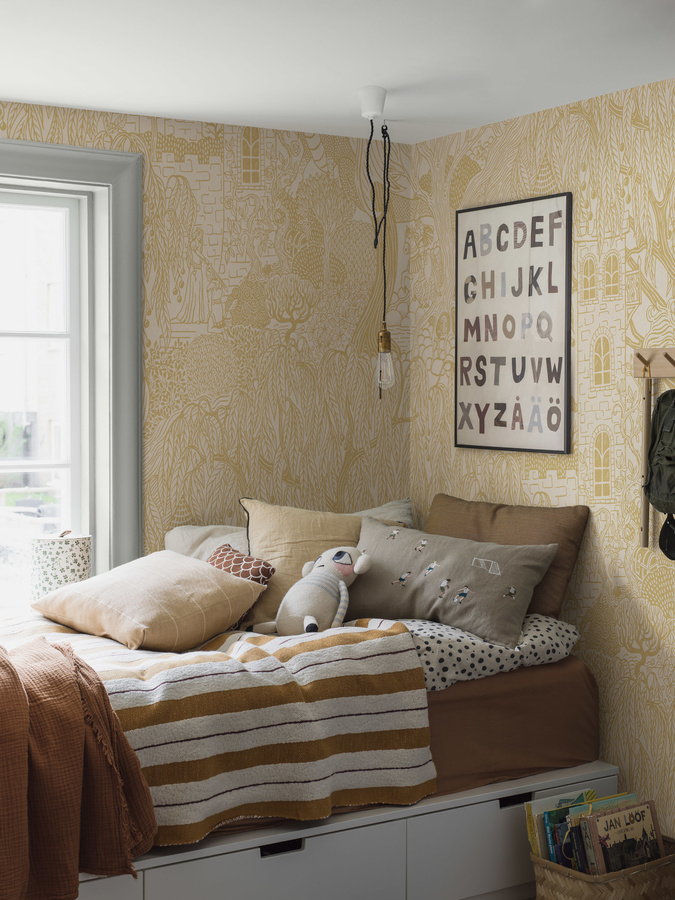 Boråstapeter Studio Wandbild Kingdom of the Willow Grand - 9759W floral textile Wandgestaltung - Bild 1