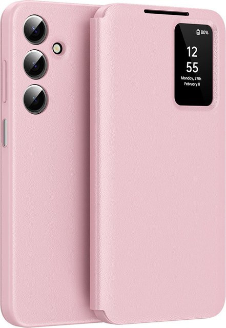 Techsuit SmartView Schutzhülle für Samsung Galaxy A17 4G, Galaxy A17 5G und Galaxy A26 A266 in Rosa - Bild 1