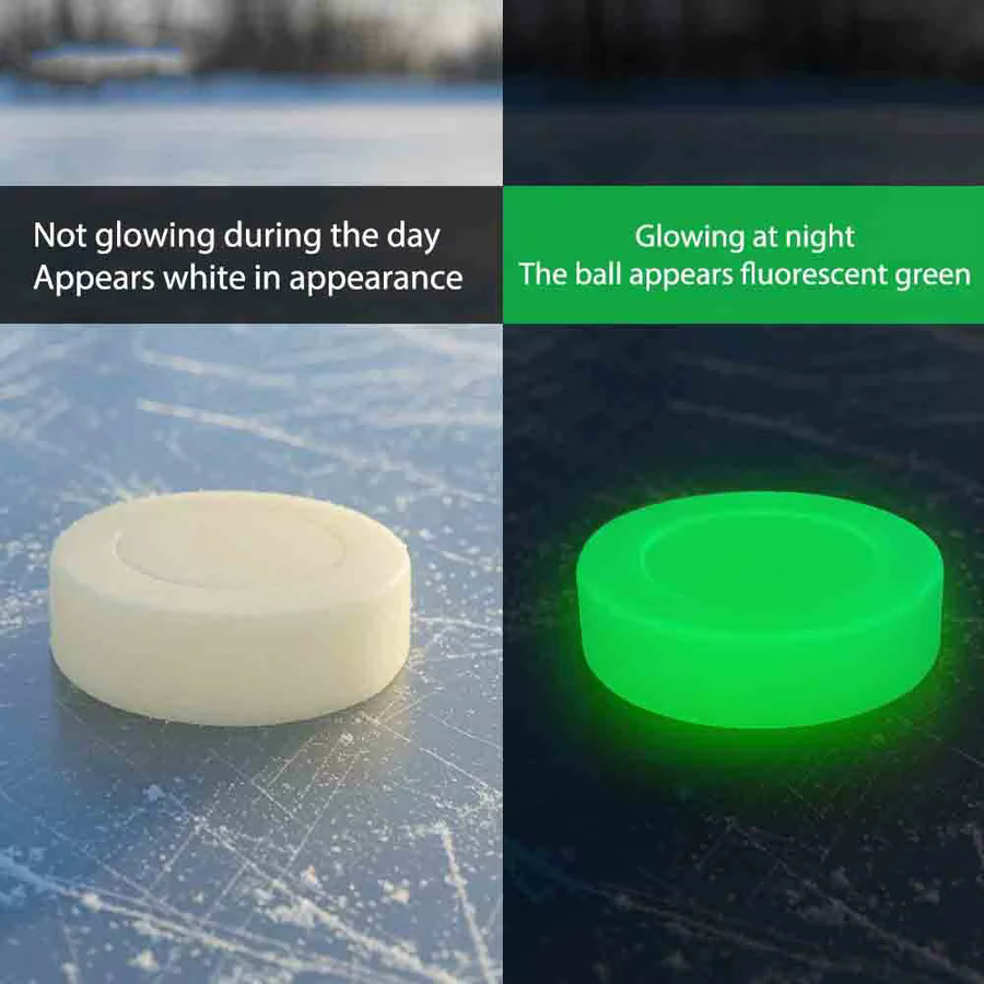 UICE Eishockey-Puck, leuchtender Hockey-Puck, Kunststoff, Gummi - Bild 2