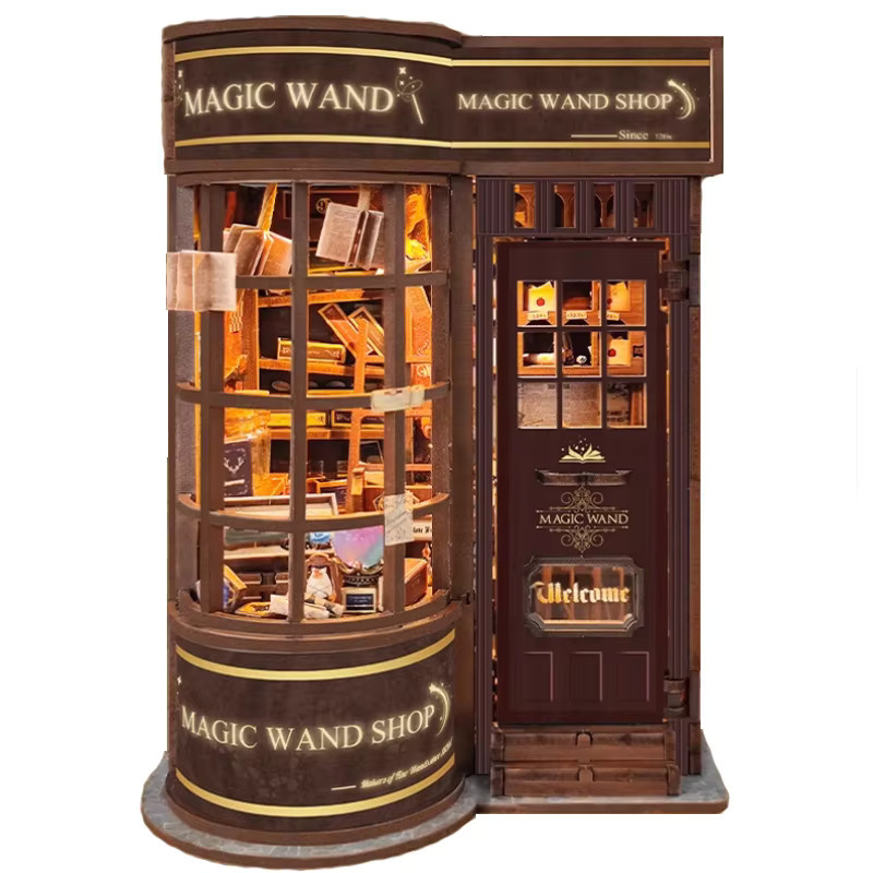 ELEVEN-CUTE DIY Zauberstab aus Holz als Miniatur-Modellbausatz für dein Bücherregal - Bild 2