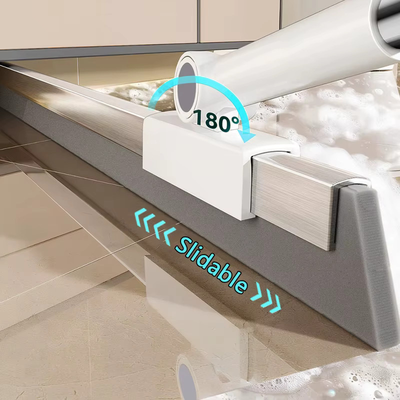 GQHOME Silikon-Schaber-Besen als vielseitiger Boden- und Glaswischer für Bad und Toilette, Höhe: 120 cm - Bild 3