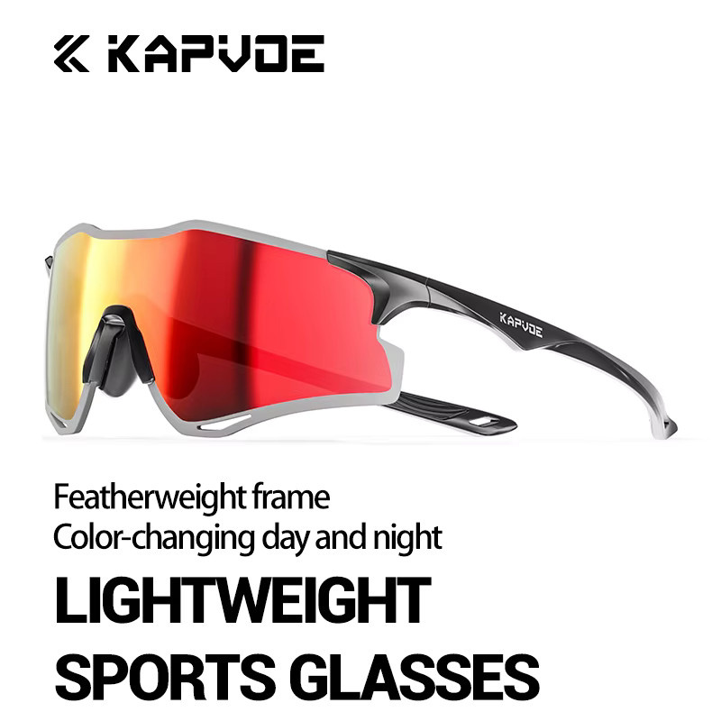 Kapvoe Sportsonnenbrille, Vollrand, Unisex - Bild 4