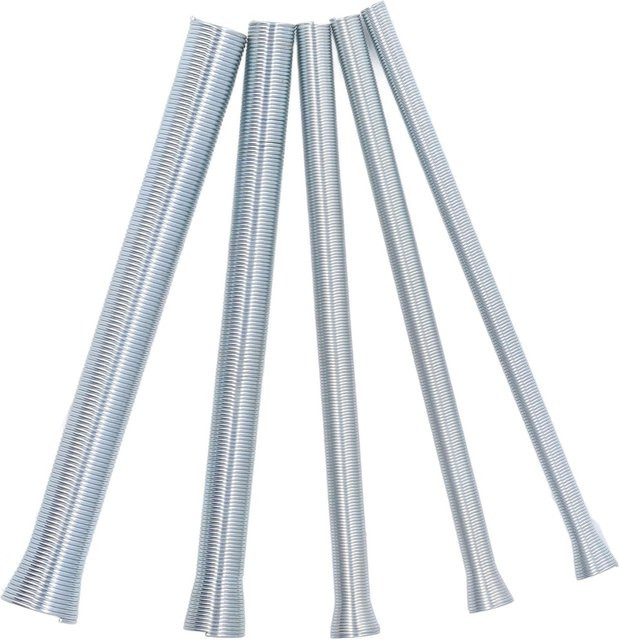 Federrohrbiegesatz aus Edelstahl für Kupfer, Aluminium und Dünnwandstahlrohr in Weiß und Silber - Bild 1