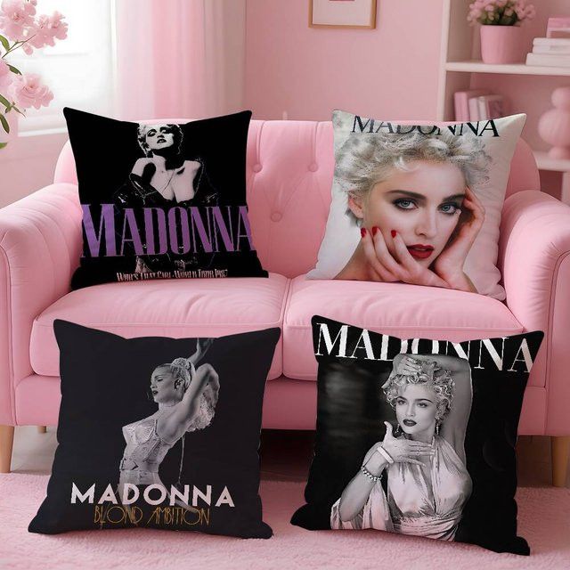 Singer M-MadonnaS C-CicconeS Kissenbezug mit bedrucktem Muster in Multicolor für dein Wohnzimmer, Sofa oder Schlafzimmer - Bild 1