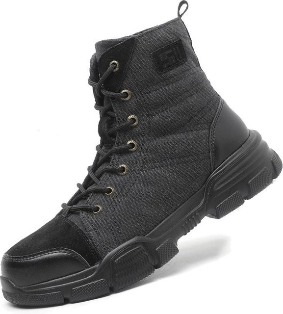 Sicherheitsstiefel für Herren von Avant-garde in Schwarz mit Stahlkappe und Schutzfunktion - Bild 1