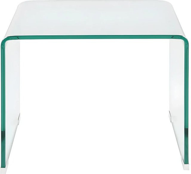 Nachttisch Suzana von Vente-unique aus Glas in Transparent, Breite: 50 cm - Bild 1