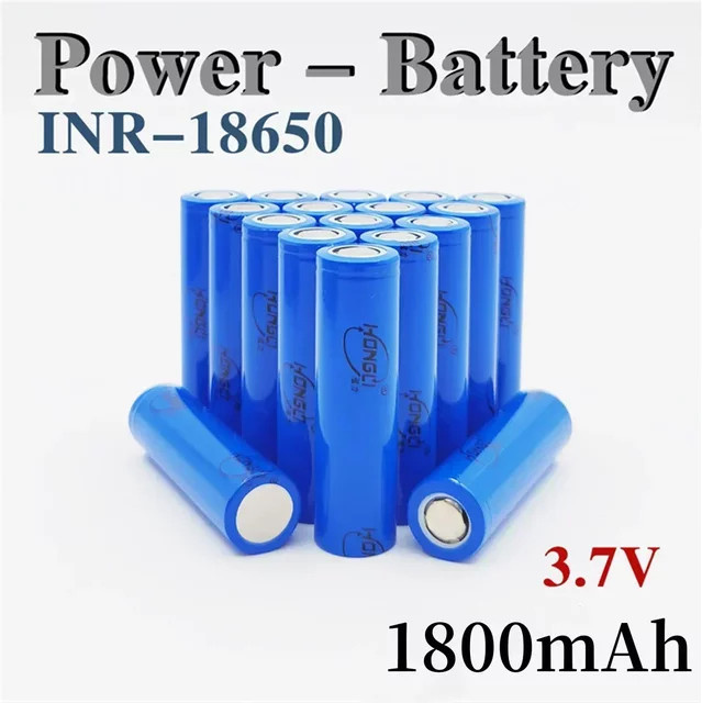 Manulife 18650 Lithium-Ionen-Akku 3,7 V mit 1800 mAh in Blau - Bild 1