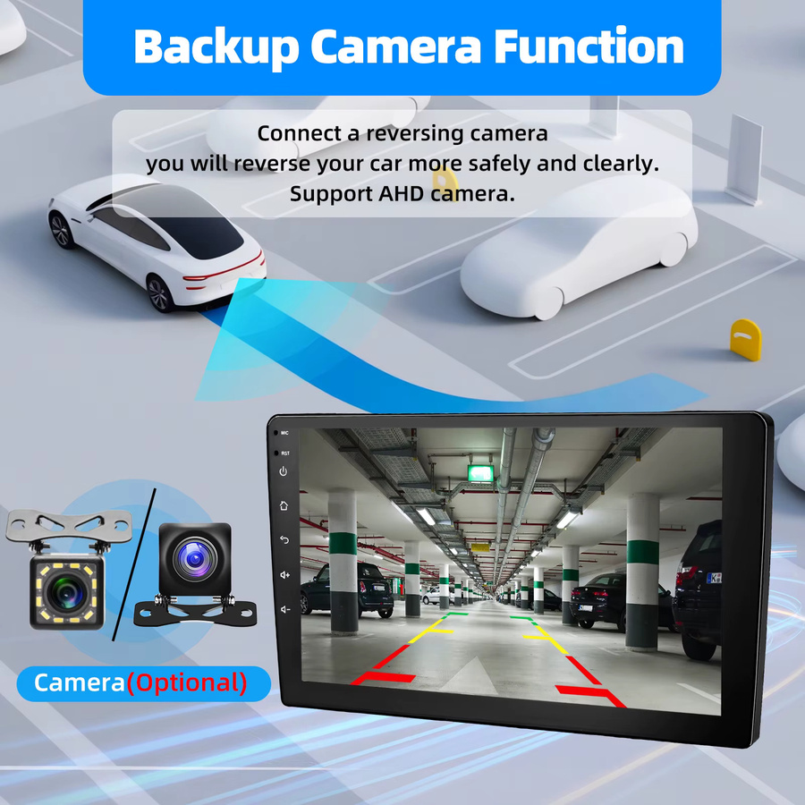 ESSGOO Kabelloses Android 15 Autoradio mit CarPlay und Android Auto für BMW E46 M3 1998-2006, 4+64GB, DAB+, GPS, WiFi, Bluetooth, Schwarz - Bild 5