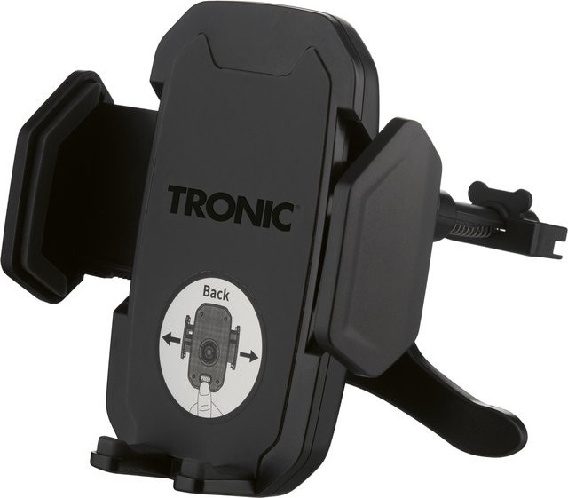 TRONIC Kfz-Smartphone-Halterung für die Lüftung mit USB-A, Micro-USB und USB-C Anschlüssen - Bild 1