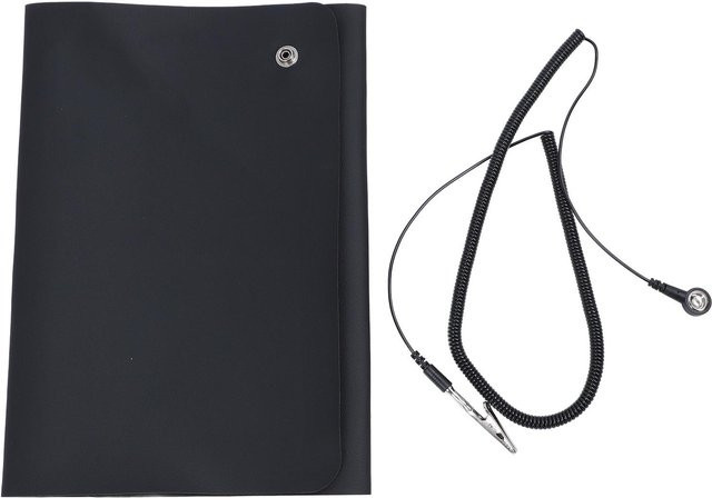 Koogeelife Gaming Mauspad aus PU mit statikreduzierender Erdung, Schwarz, B/T: 60 x 30 cm - Bild 1