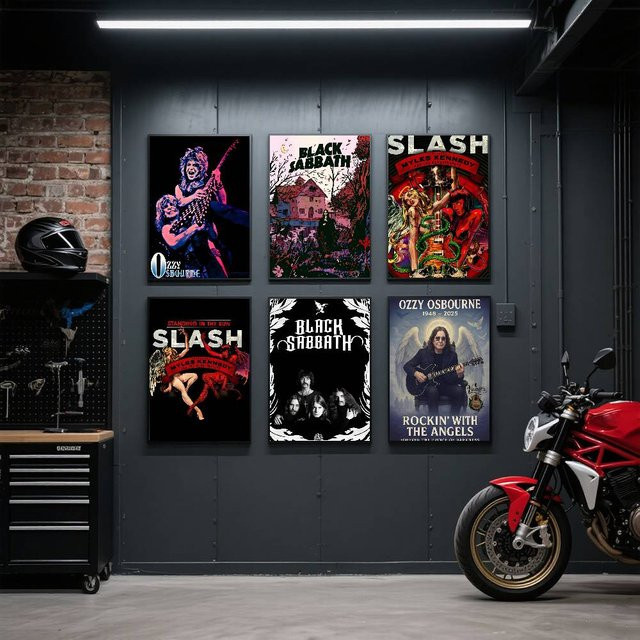 Kayou Black Sabbath Poster Kunstdruck im Anime-Stil, Mehrfarbig - Bild 1