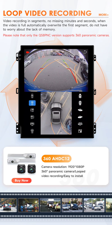 OSSURET Android Autoradio für Ford Fiesta 2009-2017 mit 9,7 Zoll vertikalem Bildschirm, Multimedia-Stereoanlage mit GPS und Carplay in Schwarz - Bild 4