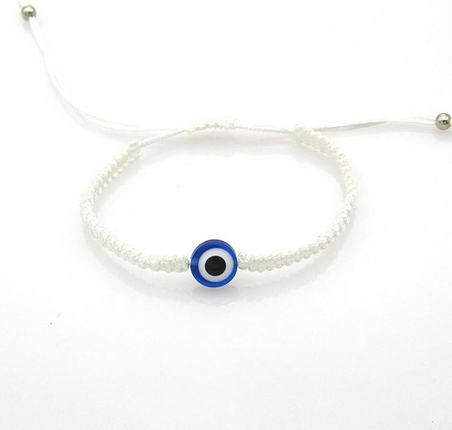 Armband, weiß, geflochtenes Seil, Unisex - Bild 1