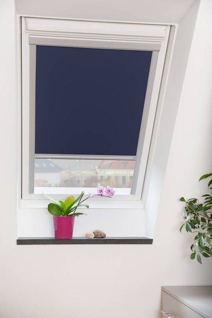 Lichtblick Skylight Dachfensterrollo Thermo Verdunkelung Blau B: 97,3 cm, H: 94 cm - Bild 2