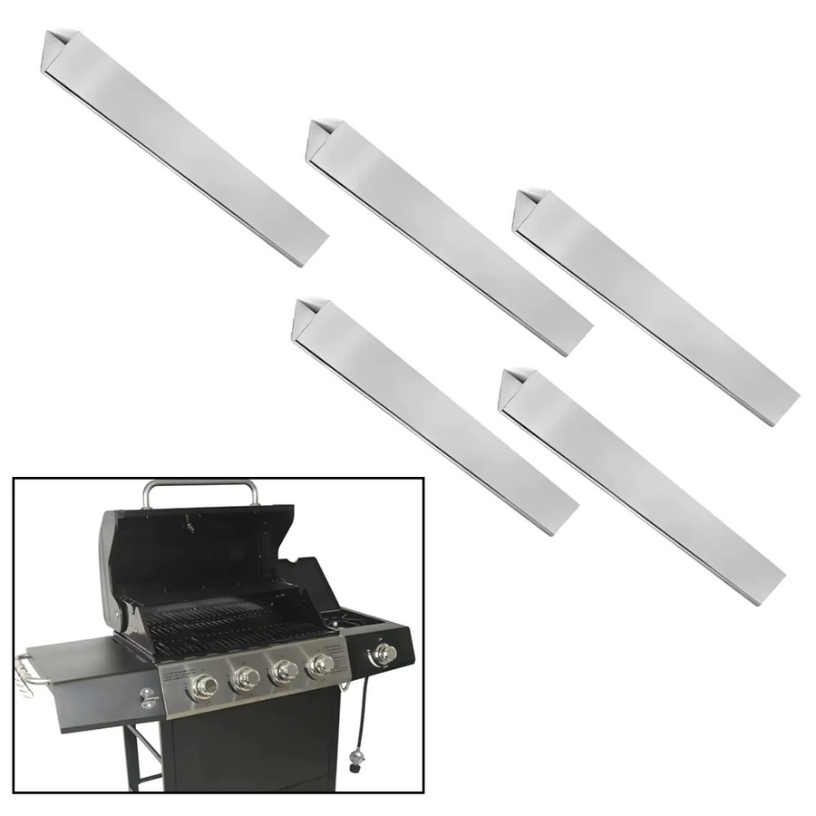 Weber Barbecue Grill Wärmeabweiser Geschmack Enhancer aus Edelstahl, 5 Stück - Bild 2