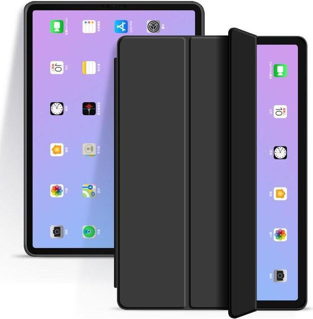 eSTUFF Flip-Hülle für Apple iPad Pro 11 Zoll (3. Generation) aus TPU in Schwarz - Bild 1