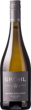 Gröhl Weinolsheimer Weißer Burgunder, trocken, Weißwein, 2025, 0,75 l