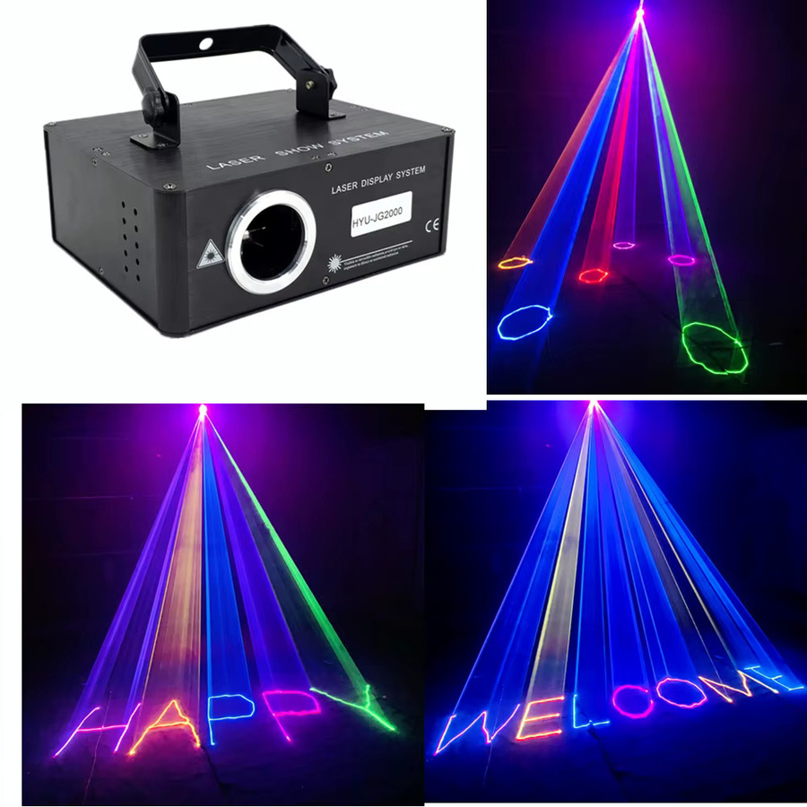 HYULIGHTS DMX 512 LED Effektlicht RGB Multicolour für DJ, Party und Disco, Schwarz - Bild 2
