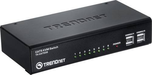 TrendNet TK-CAT508 KVM-Umschalter Ethernet/LAN in Schwarz - Bild 1