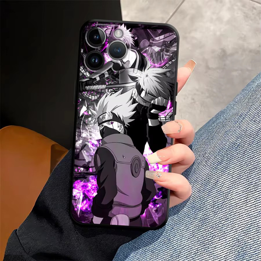 Weiche Handyhülle Naruto in Schwarz für iPhone Modelle - Bild 3