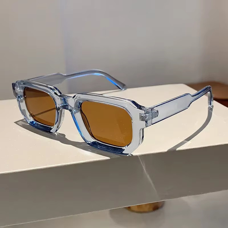 JNPCXI Sonnenbrille, Quadrat, Vollrand, Blau, Unisex, Kunststoff - Bild 1