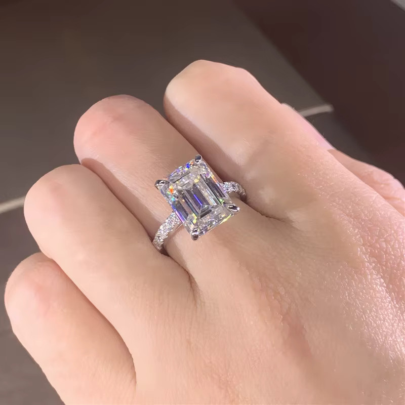 Huitan Ring, Silber, Zirkonia, Kristall, Brillant, Damen - Bild 2