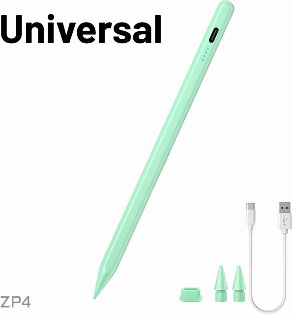 Universeller kapazitiver Stylus Stift für iOS, Android und Windows Tablets sowie Smartphones, mehrfarbig - Bild 1