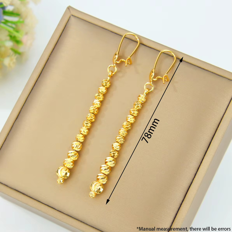 A-YONG AYONG JEWELRY Ohrringe, 21 Karat vergoldet, Zirkonia-Tropfenohrring - Bild 2