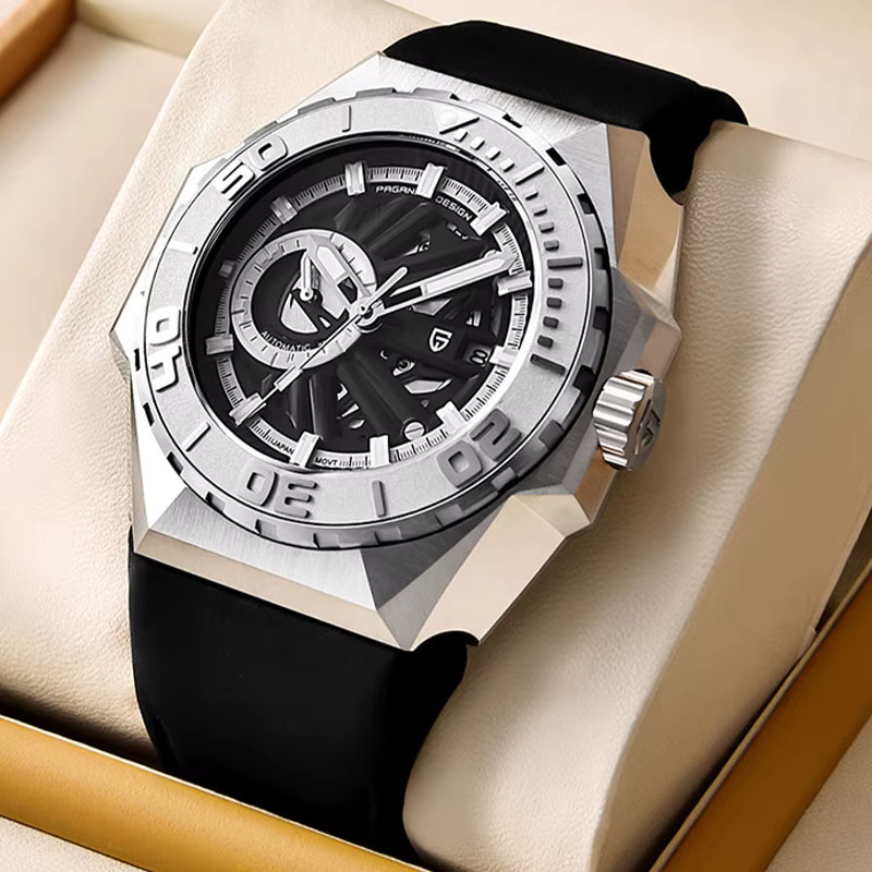 PAGANI DESIGN Armbanduhr, Automatik, Edelstahl, Saphirglas, Herren - Bild 2