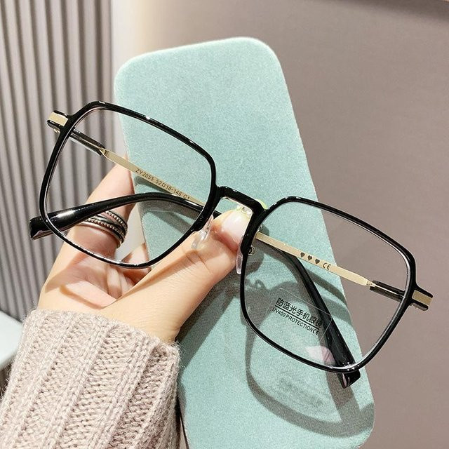 CICI Global Glasses Lesebrille, square, Kunststoff, schwarz, Unisex - Bild 1